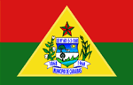 Bandeira de Caraúbas-RN, Brasil